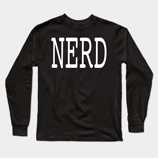 nerd II Long Sleeve T-Shirt by elywick